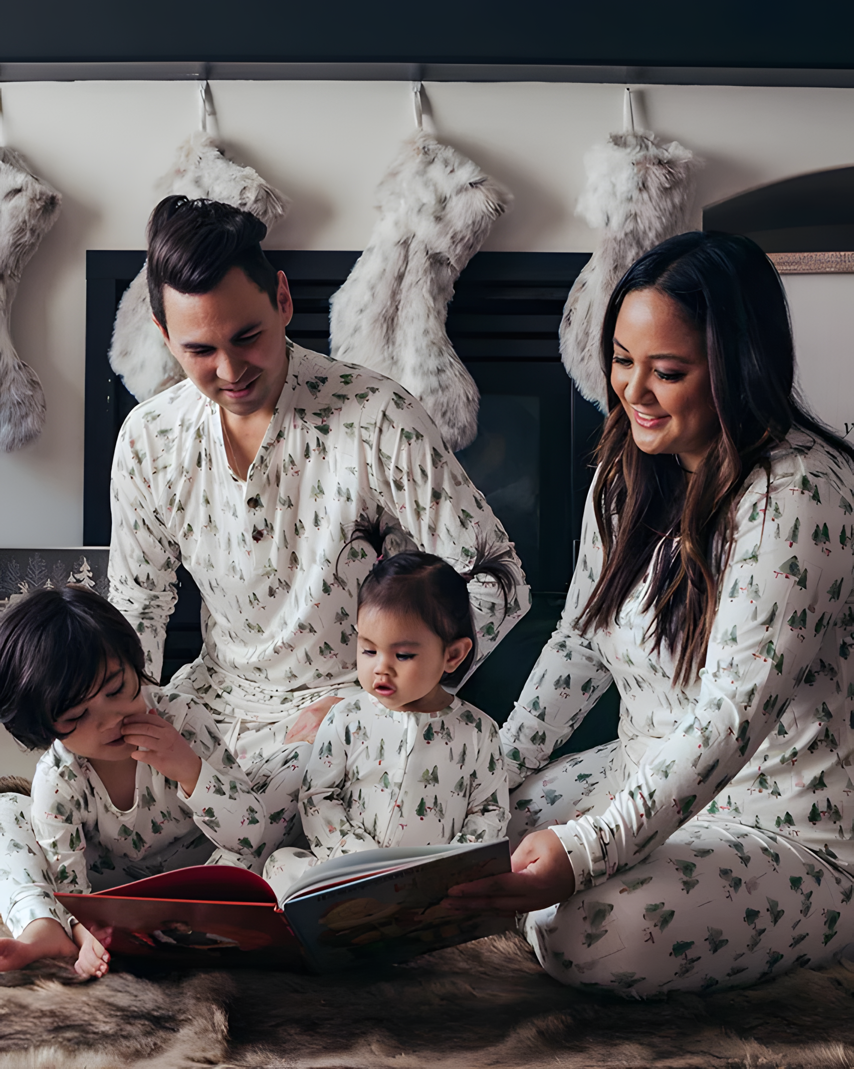 Leafy Dreams-Family Matching Christmas Pajamas