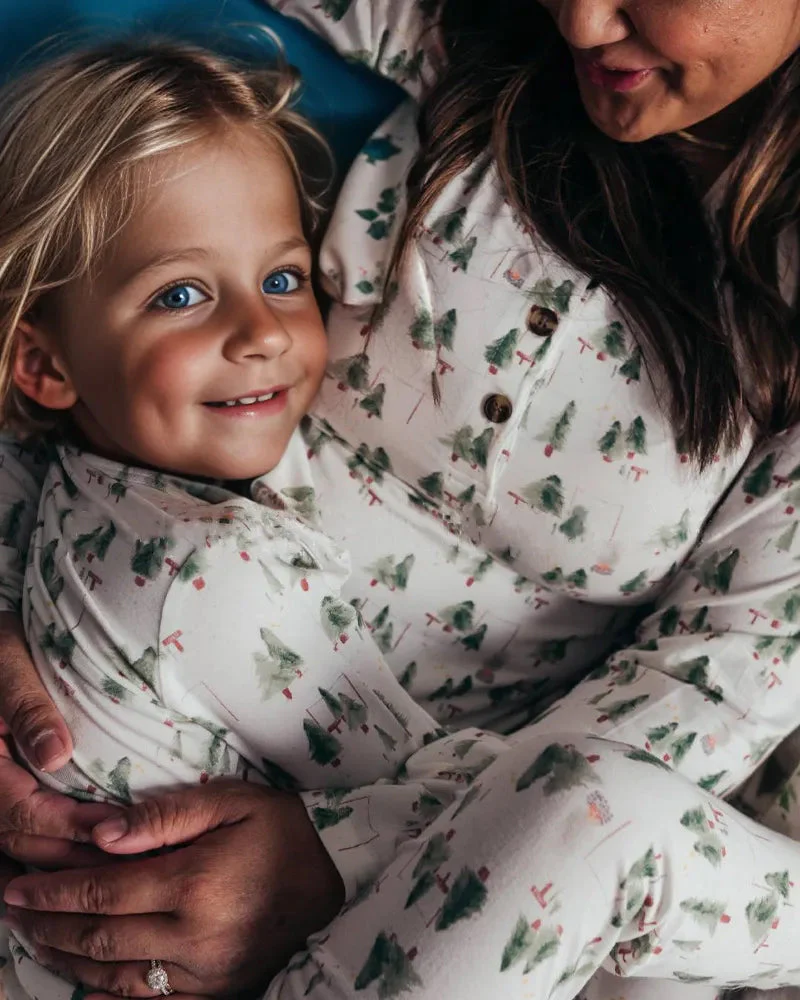 Leafy Dreams-Family Matching Christmas Pajamas