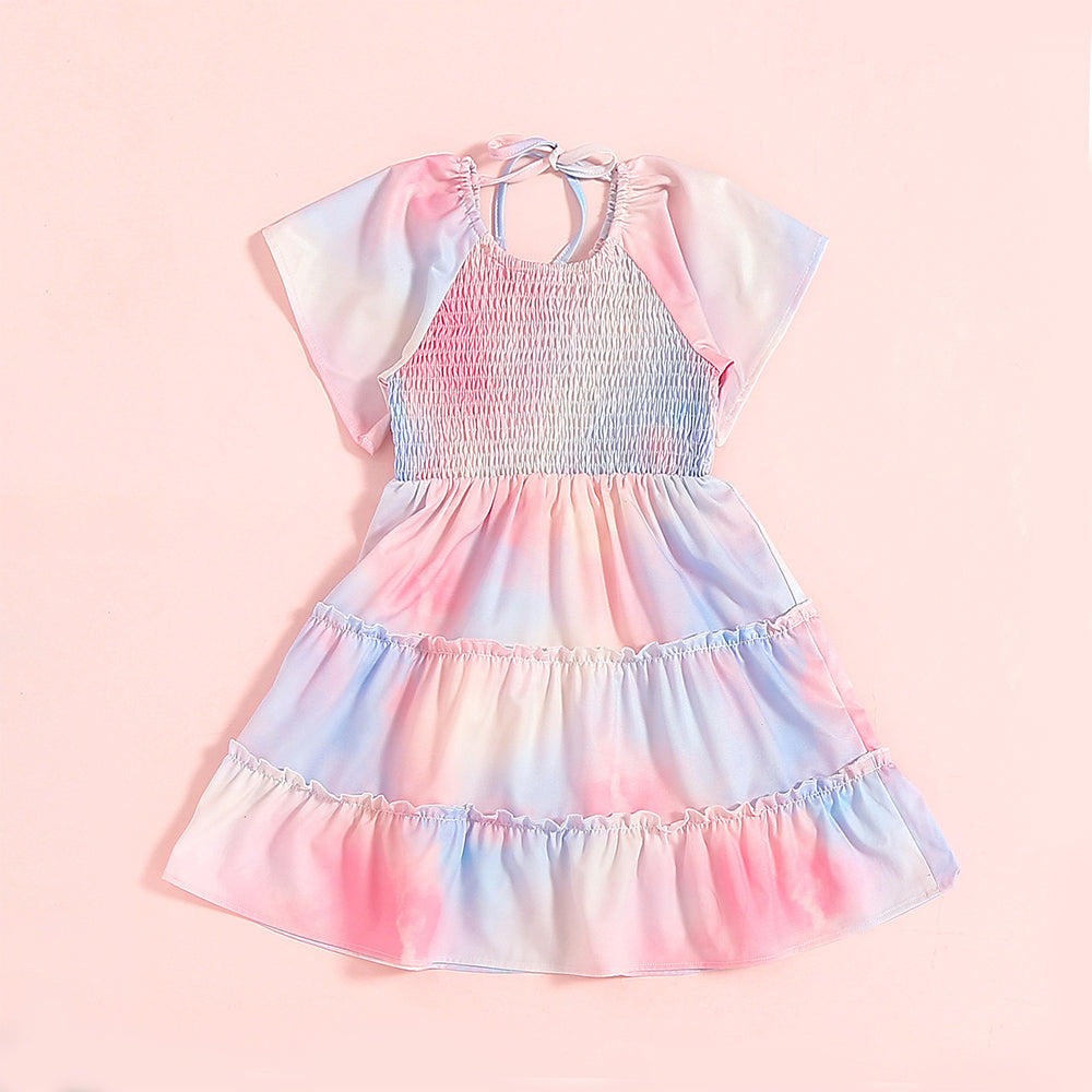 Pink Print -matching mommy and me easter dresses