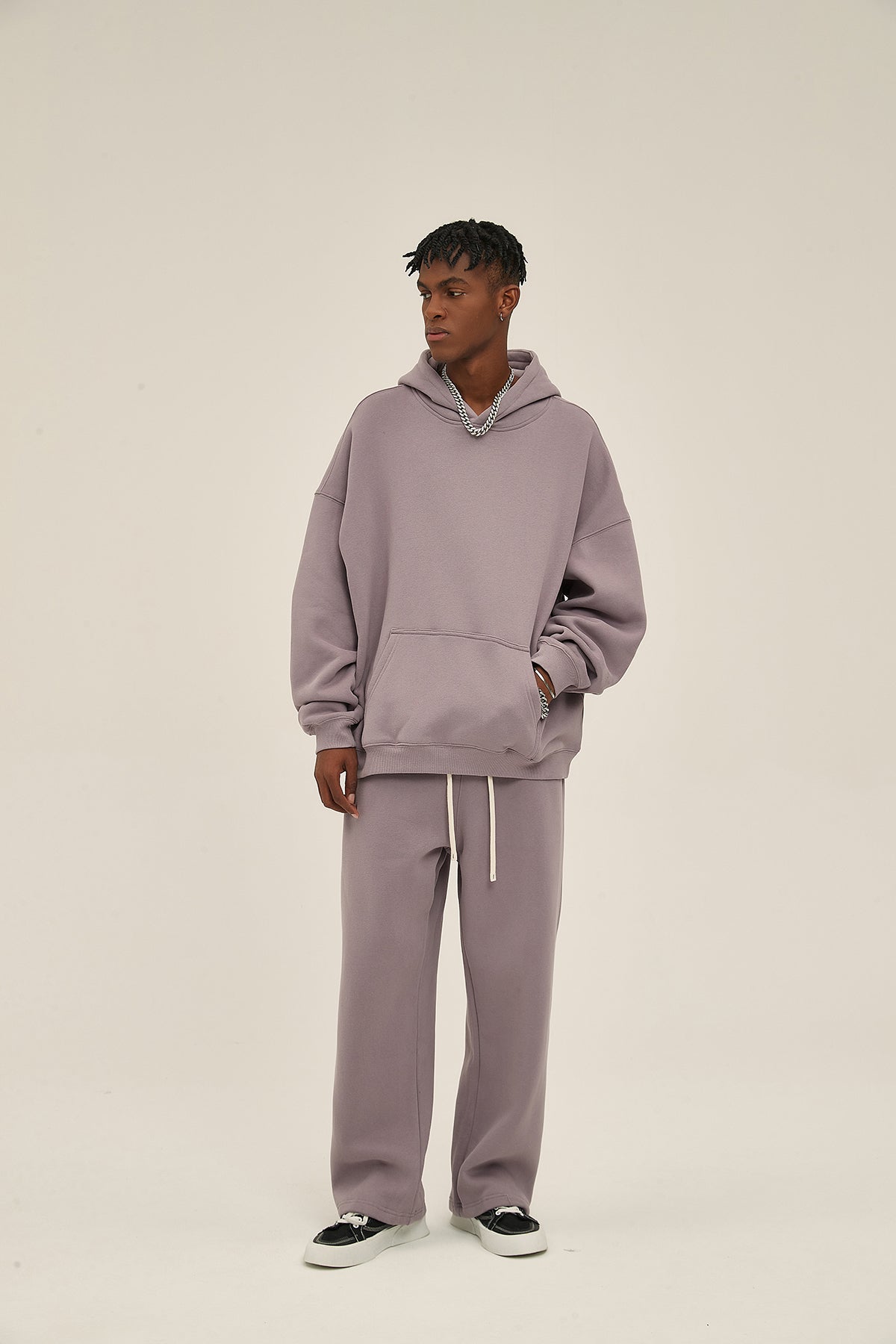 Violets&Blush-350gsm Thick Cotton Oversized hoodie sweatshirt pants sets