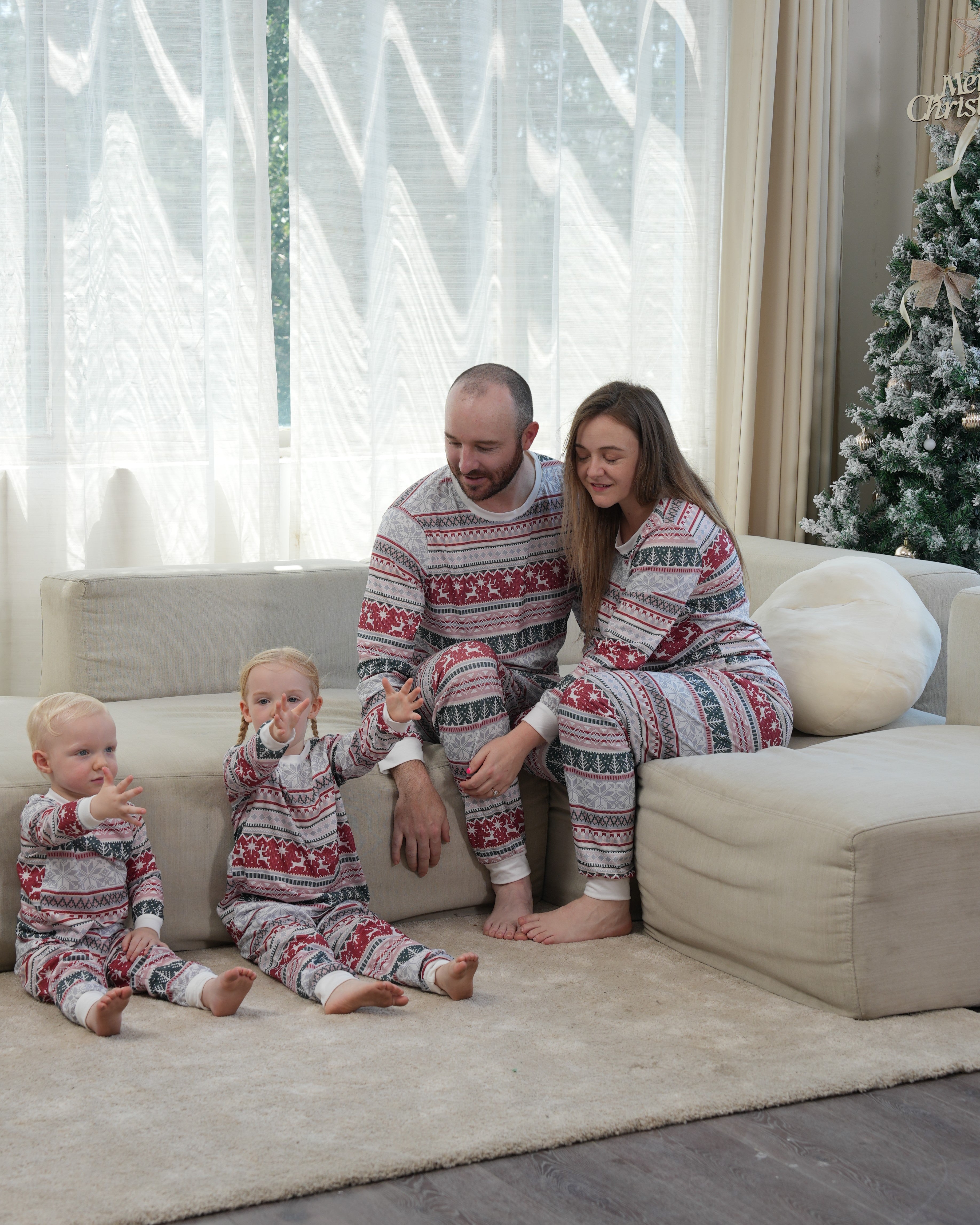 Cocoa Cuddles-Family Matching Christmas Pajamas