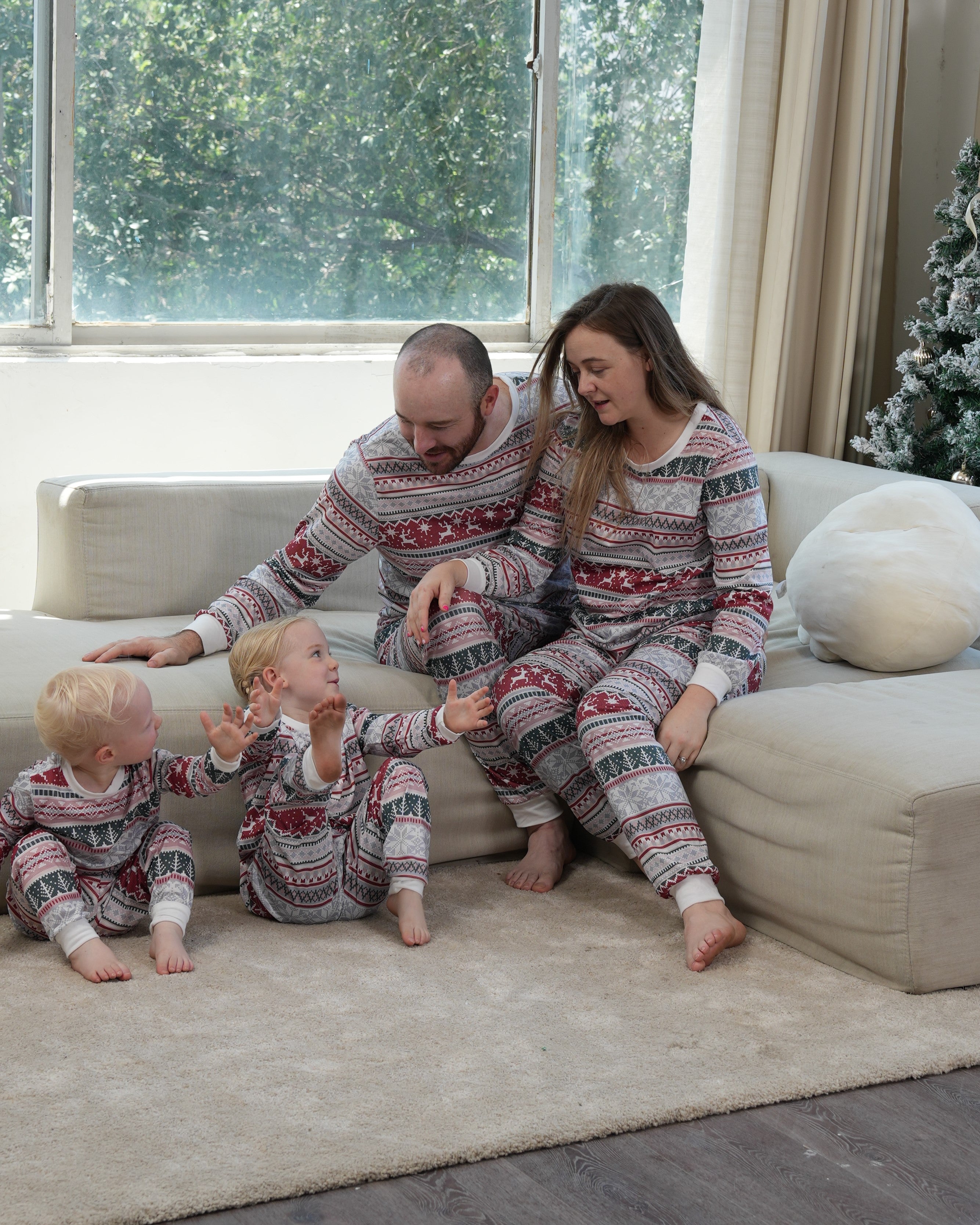 Cocoa Cuddles-Family Matching Christmas Pajamas