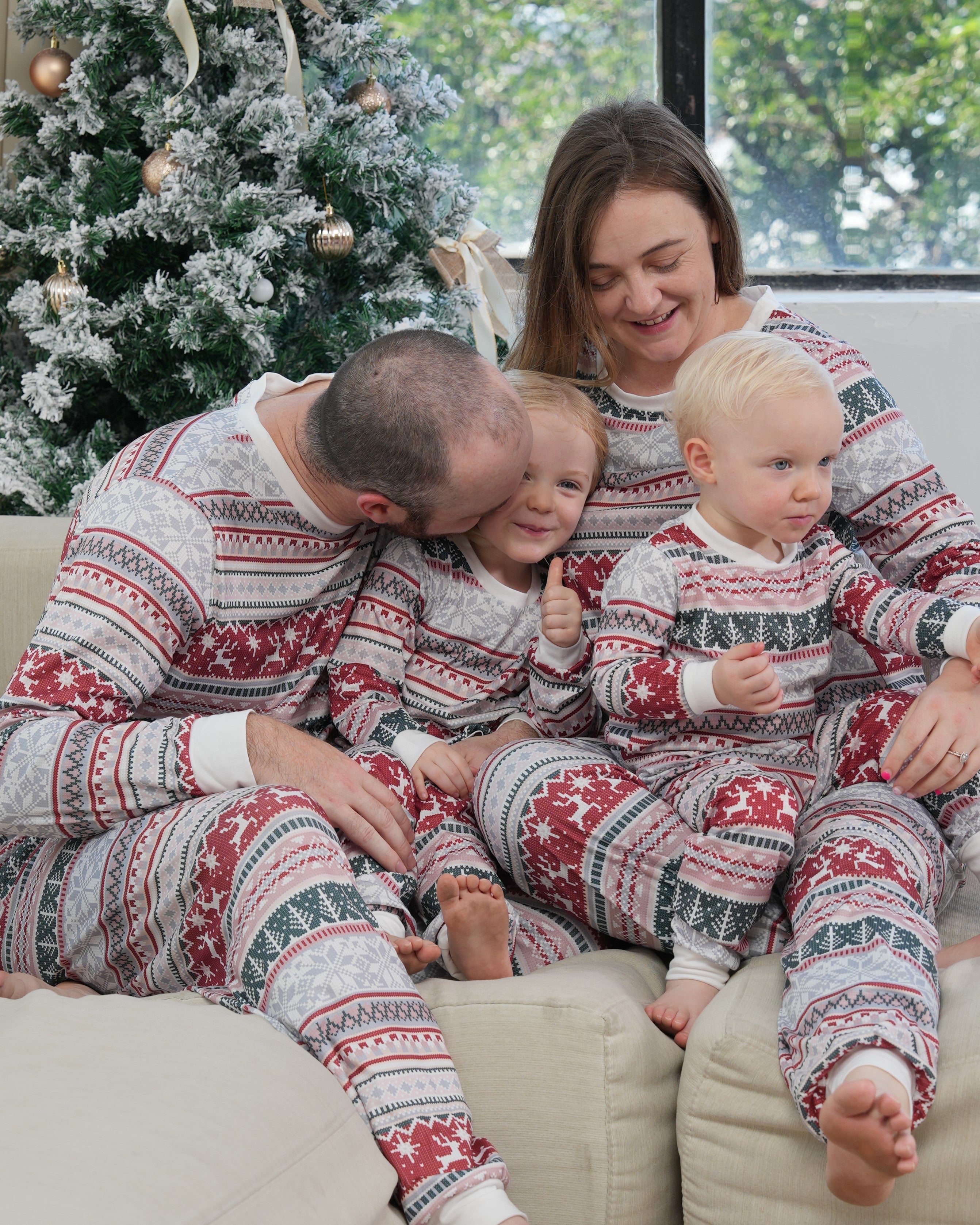 Cocoa Cuddles-Family Matching Christmas Pajamas