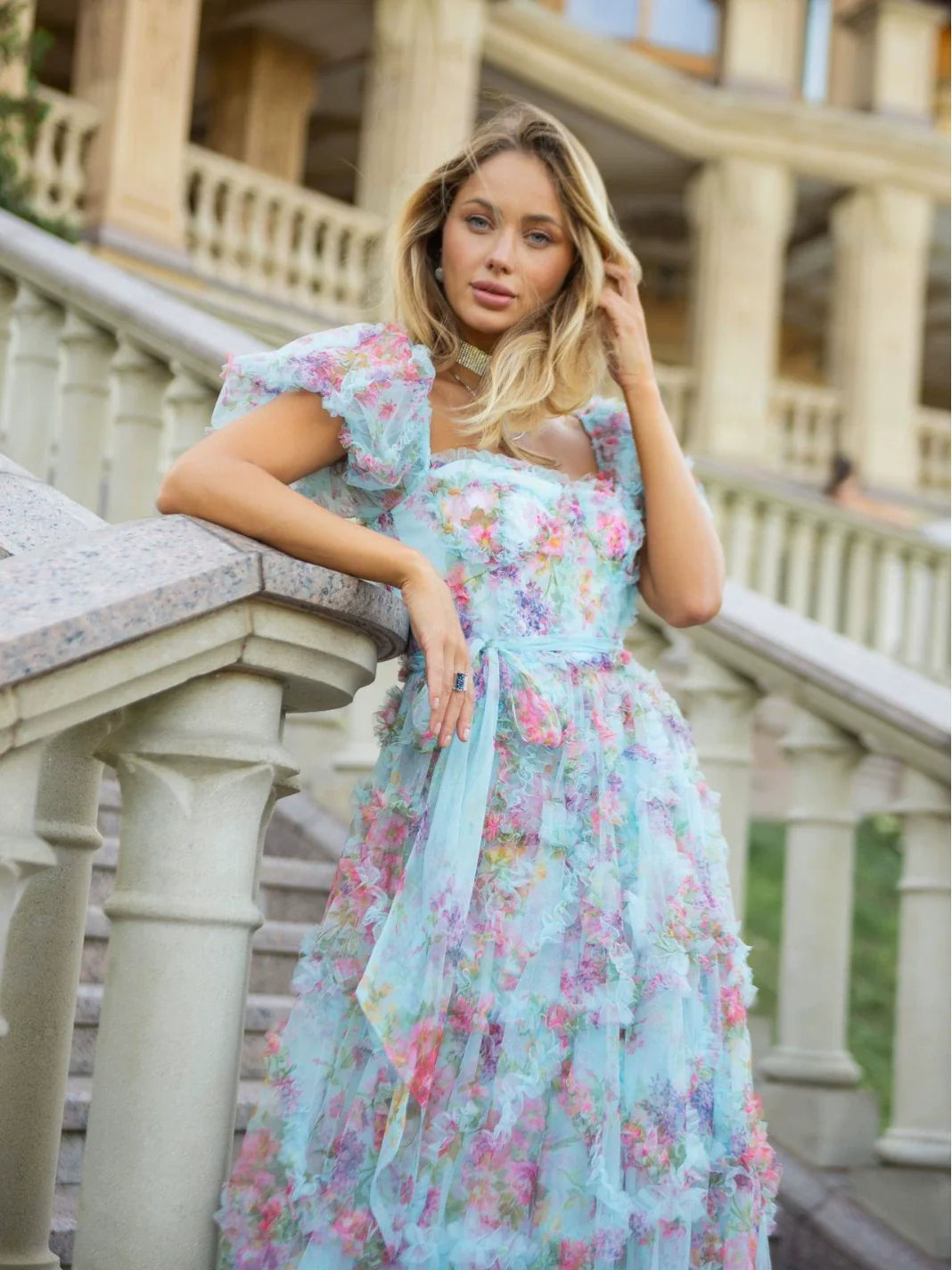 Sweet Bow Floral Easter Dresses