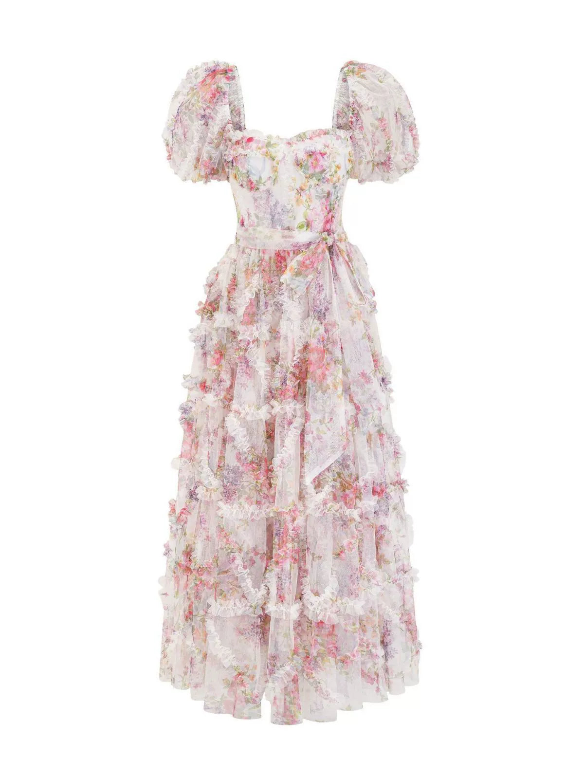 Sweet Bow Floral Easter Dresses