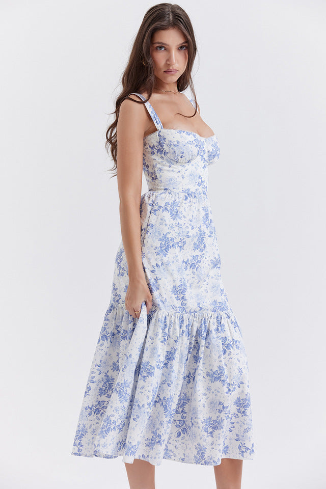 Boho Floral Maxi Dress Easter Dresses