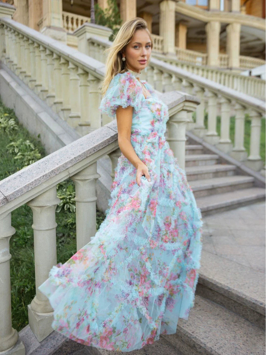 Sweet Bow Floral Easter Dresses