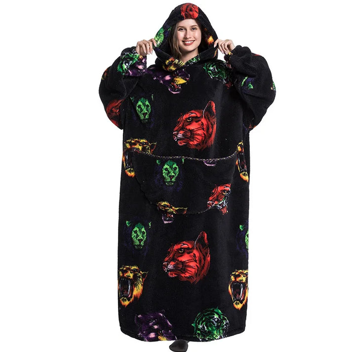 Monster-Oversized Wearable Blanket Hoodie