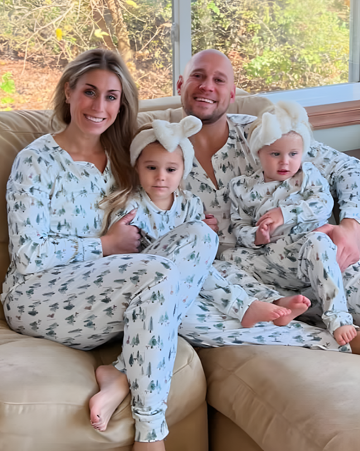 Leafy Dreams-Family Matching Christmas Pajamas