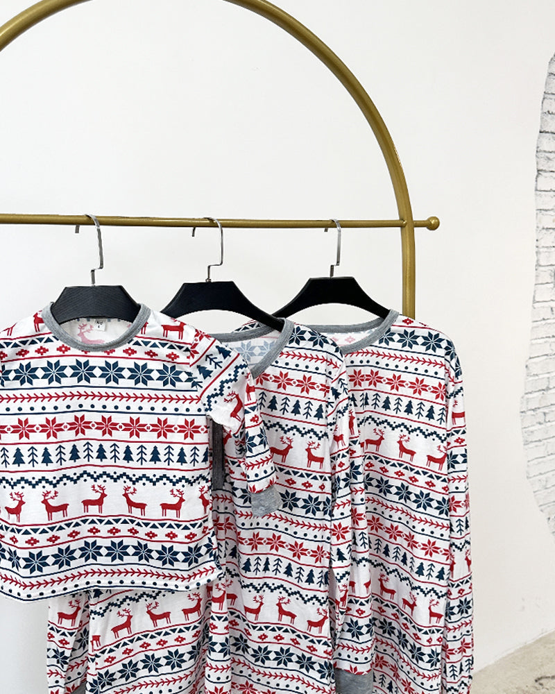 Snug Snowflakes-Family Matching Christmas Pajamas